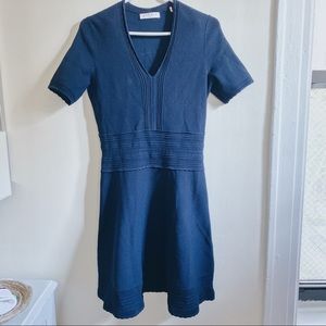 Sandro Navy Dress